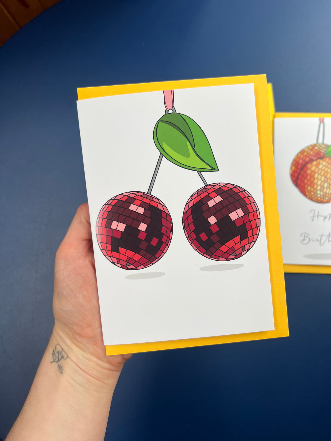 Disco Cherries Card (blank)
