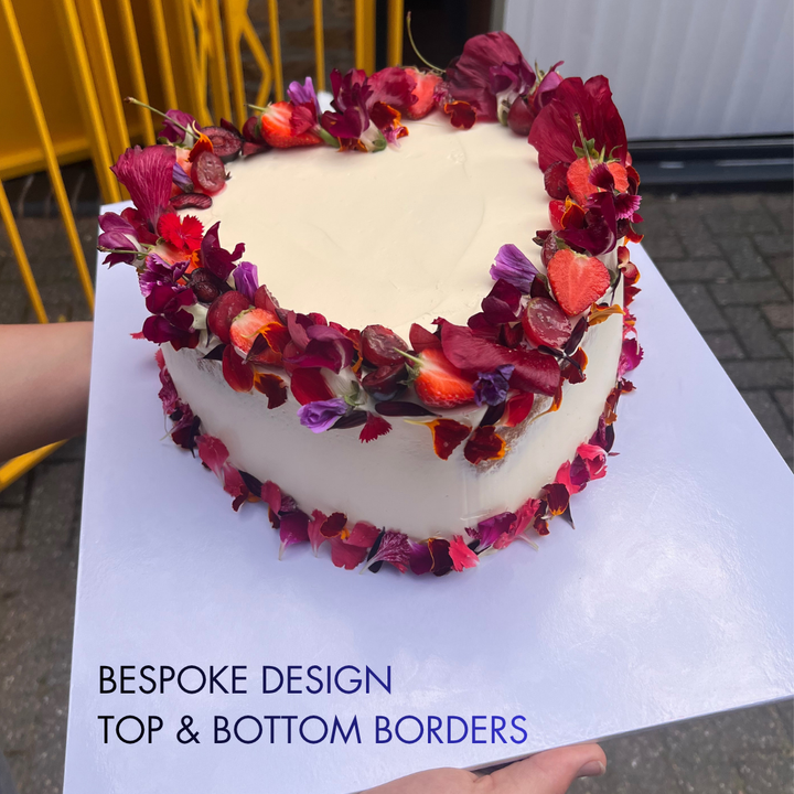 Heart-Shaped Celebration Cake