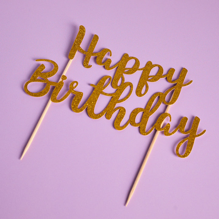 Happy Birthday Cake Topper
