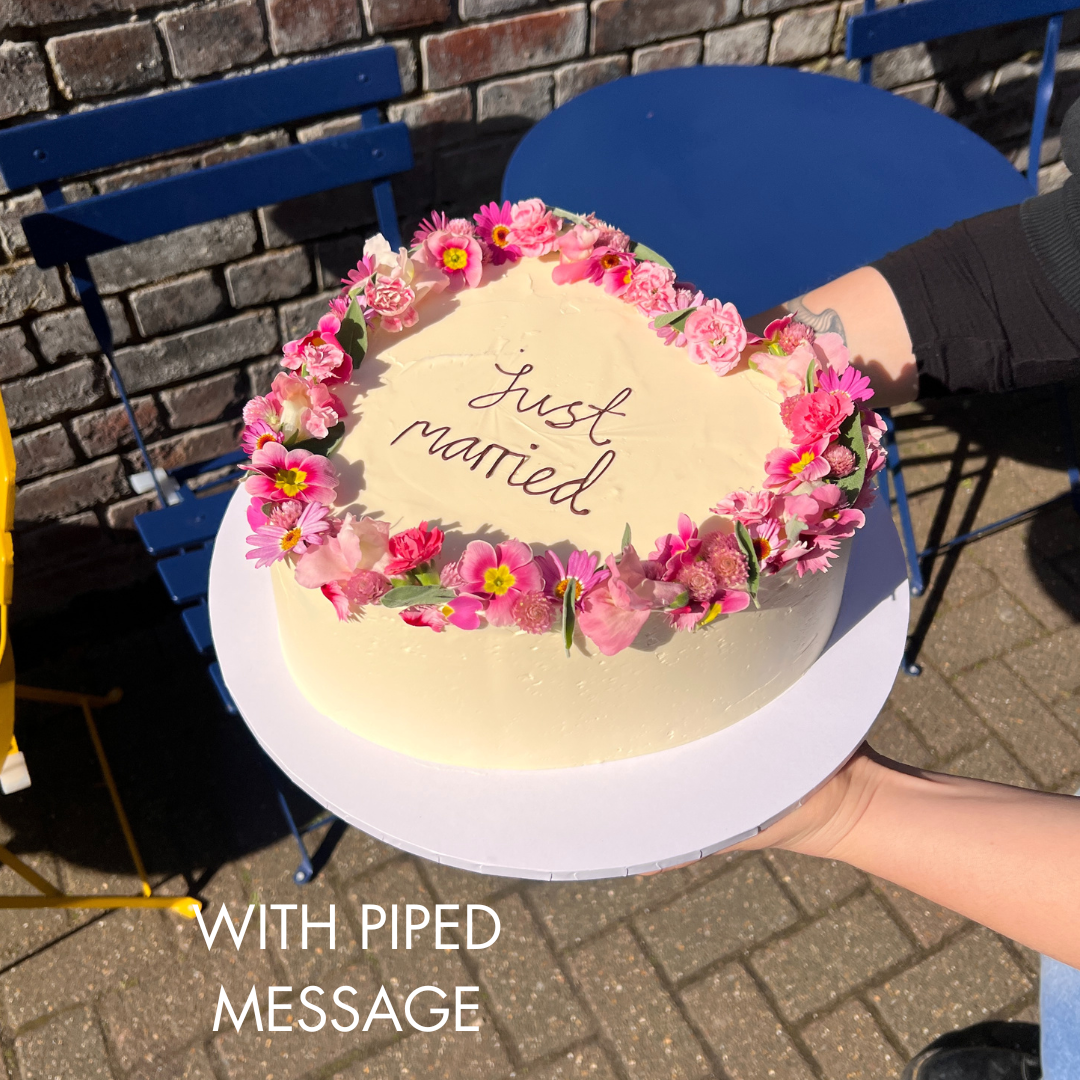 Heart-Shaped Celebration Cake