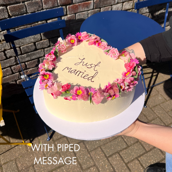 Heart-Shaped Celebration Cake