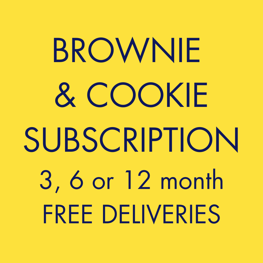 Monthly Brownie & Cookies Subscription - Free Delivery