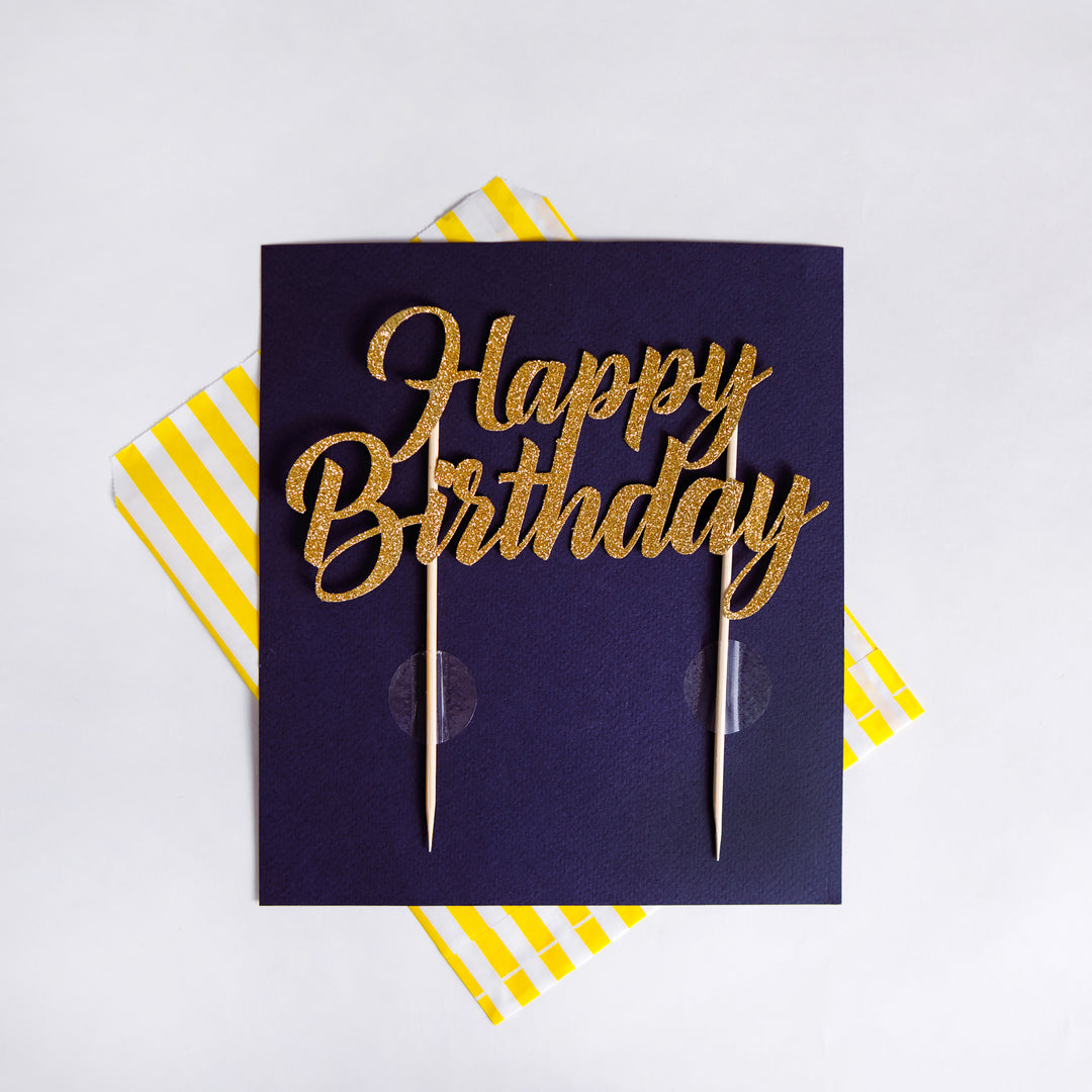 Happy Birthday Cake Topper
